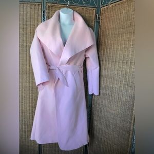 Beautiful soft pink lightweight trench coat - like new!